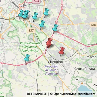 Mappa Via Paolo Orsi, 00178 Roma RM, Italia (4.37727)