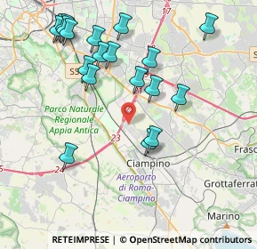 Mappa Via Paolo Orsi, 00178 Roma RM, Italia (4.57368)