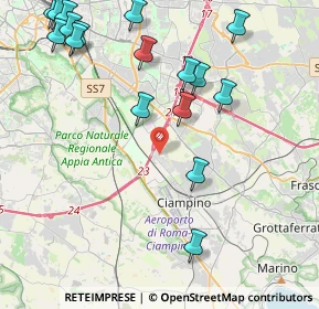 Mappa Via Paolo Orsi, 00178 Roma RM, Italia (5.51294)