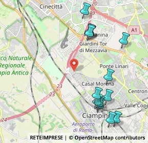 Mappa Via Paolo Orsi, 00178 Roma RM, Italia (2.56308)