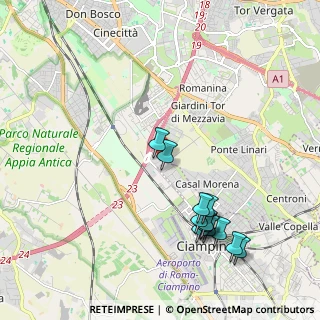 Mappa Via Paolo Orsi, 00178 Roma RM, Italia (2.34)