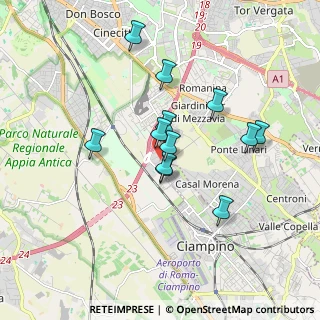 Mappa Via Paolo Orsi, 00178 Roma RM, Italia (1.58333)