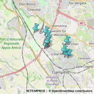 Mappa Via Paolo Orsi, 00178 Roma RM, Italia (1.13545)