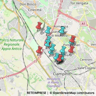 Mappa Via Paolo Orsi, 00178 Roma RM, Italia (1.4865)