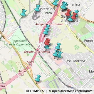 Mappa Via Paolo Orsi, 00178 Roma RM, Italia (1.336)