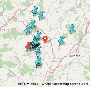 Mappa Via Villanelle, 86080 Belmonte del Sannio IS, Italia (6.289)