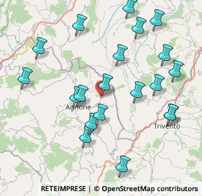 Mappa Via Villanelle, 86080 Belmonte del Sannio IS, Italia (9.16)