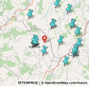 Mappa Via Villanelle, 86080 Belmonte del Sannio IS, Italia (8.7175)