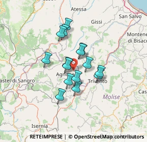 Mappa Via Villanelle, 86080 Belmonte del Sannio IS, Italia (10.12333)