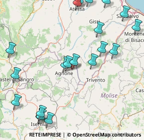 Mappa Via Villanelle, 86080 Belmonte del Sannio IS, Italia (22.62)