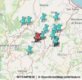 Mappa Via Villanelle, 86080 Belmonte del Sannio IS, Italia (10.53222)