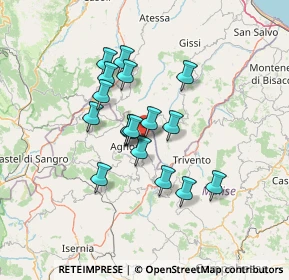 Mappa Via Villanelle, 86080 Belmonte del Sannio IS, Italia (11.30941)