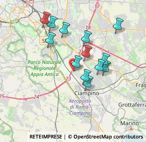 Mappa Via Pier Vittorio Aldini, 00178 Roma RM, Italia (3.37385)