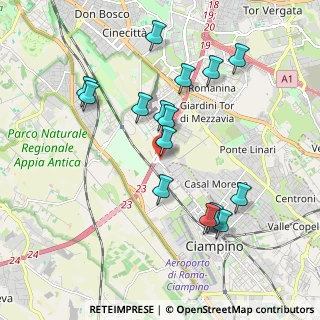 Mappa Via Pier Vittorio Aldini, 00178 Roma RM, Italia (2.02467)