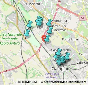 Mappa Via Pier Vittorio Aldini, 00178 Roma RM, Italia (2.00722)