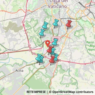 Mappa Via dell'Ippica, 00144 Roma RM, Italia (3.00273)
