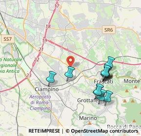 Mappa Via dell'Acqua Acetosa, 00044 Frascati RM, Italia (4.24833)