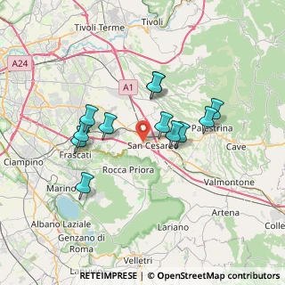 Mappa SS 216, 00030 San Cesareo RM, Italia (6.54333)
