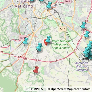 Mappa Via Vincenzo Drago, 00143 Roma RM, Italia (6.9595)