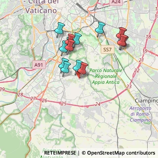 Mappa Via Vincenzo Drago, 00143 Roma RM, Italia (3.73733)