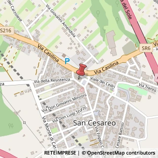 Mappa Piazza Giulio Cesare, 16, 00030 San Cesareo, Roma (Lazio)