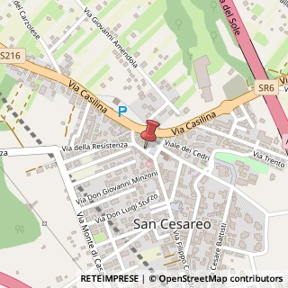 Mappa Via Filippo Corridoni, 25, 00030 San Cesareo, Roma (Lazio)