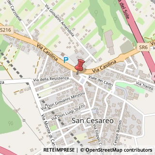 Mappa Piazza Giulio Cesare, 2, 00030 San Cesareo, Roma (Lazio)