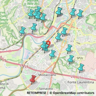 Mappa Via Budapest, 00144 Roma RM, Italia (2.524)