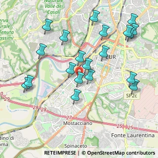 Mappa Via Budapest, 00144 Roma RM, Italia (2.3495)