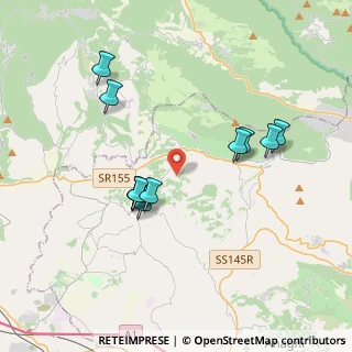 Mappa Via Colle delle Tende, 03010 Serrone FR, Italia (3.75545)
