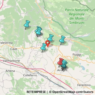 Mappa Via Colle delle Tende, 03010 Serrone FR, Italia (7.03909)