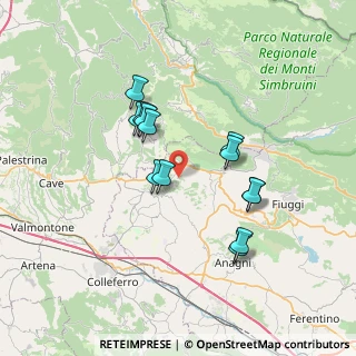 Mappa Via Colle delle Tende, 03010 Serrone FR, Italia (6.45231)