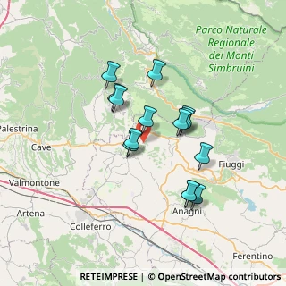 Mappa Via Colle delle Tende, 03010 Serrone FR, Italia (6.10571)