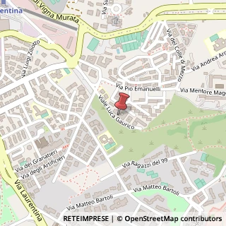 Mappa Viale Luca Gaurico, 257, 00143 Roma, Roma (Lazio)