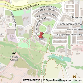 Mappa Via Elio Lampridio Cerva, 210, 00143 Roma, Roma (Lazio)