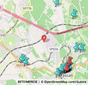 Mappa Via G. Casinovi, 00044 Frascati RM, Italia (1.687)