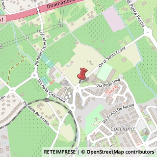 Mappa Via Santa Croce, 5, 00044 Frascati, Roma (Lazio)