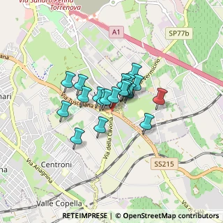 Mappa Via Acquedolci, 00133 Roma RM, Italia (0.546)
