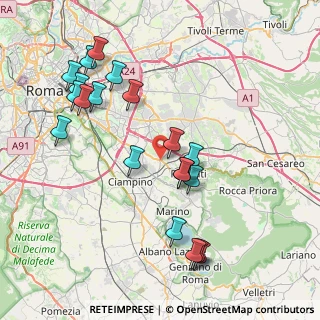 Mappa Via Acquedolci, 00133 Roma RM, Italia (9.062)