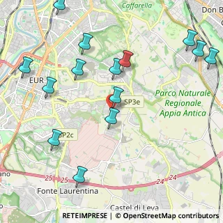 Mappa Via Francesco Patrizio da Cherso, 00143 Roma RM, Italia (2.71571)