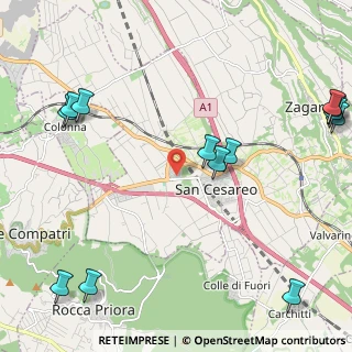 Mappa Via Giovanni Cena, 00030 San Cesareo RM, Italia (3.22615)
