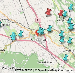 Mappa Via Giacomo Brodolini, 00030 San Cesareo RM, Italia (2.7115)