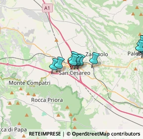 Mappa Via Giacomo Brodolini, 00030 San Cesareo RM, Italia (4.01583)