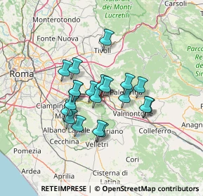 Mappa Via Giacomo Brodolini, 00030 San Cesareo RM, Italia (10.6725)