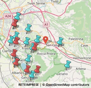 Mappa Via dei Prataroni, 00030 Colonna RM, Italia (10.669)