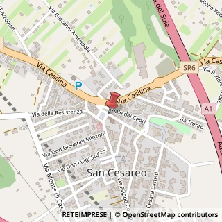 Mappa Via Antonio Cantore,  7, 00030 San Cesareo, Roma (Lazio)