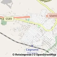 Map Cagnano Varano