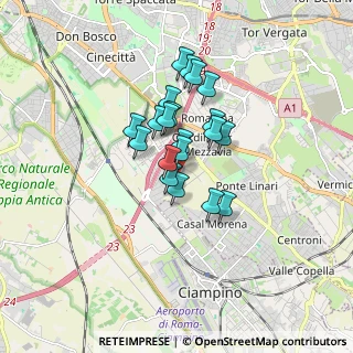 Mappa Grande Raccordo Anulare, 00173 Roma RM, Italia (1.244)