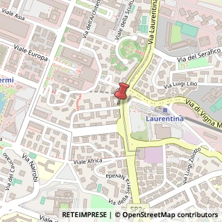 Mappa Via delle Montagne Rocciose, 14, 00144 Roma, Roma (Lazio)