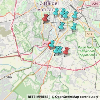 Mappa Viale del Ciclismo, 00144 Roma RM, Italia (4.12333)